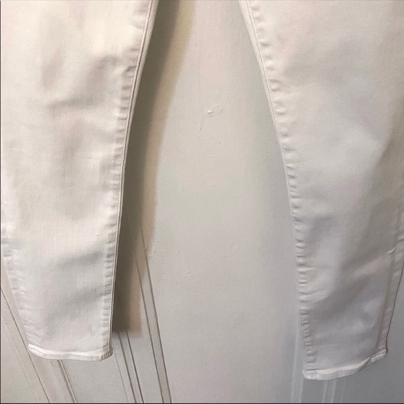 NWOT Agolde Sophie Mid Rise Skinny Jeans White 28 - Picture 6 of 9
